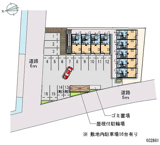 ★手数料０円★姫路市網干区垣内西町　月極駐車場（LP）